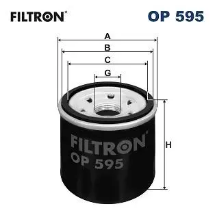 OP595 Фільтр масла FILTRON підбір по vin на Brocar