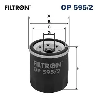 OP5952 Фільтр масла FILTRON підбір по vin на Brocar