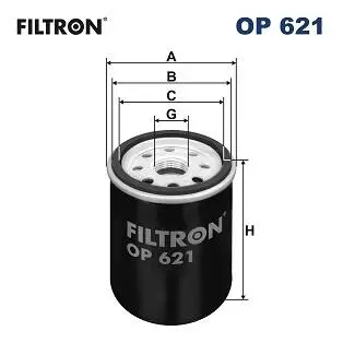 OP621 Фільтр масла FILTRON підбір по vin на Brocar