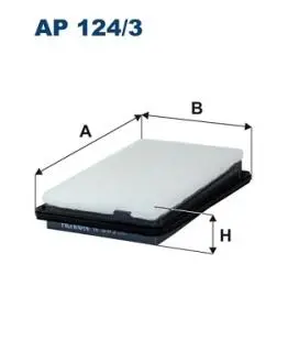 AP1243 Фільтр повітря FILTRON підбір по vin на Brocar