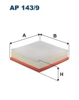 AP1439 Фільтр повітря FILTRON підбір по vin на Brocar