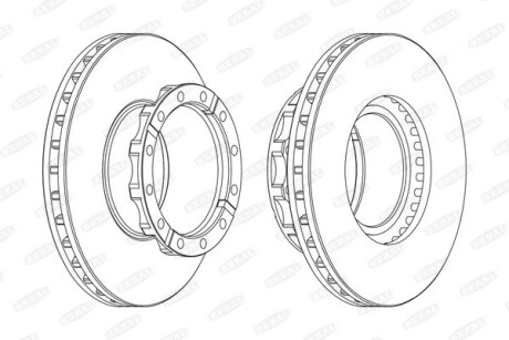 BCR254A Гальмівний диск BERAL підбір по vin на Brocar