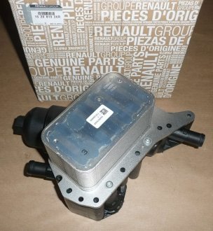 152081926R Корпус фільтра масляного Renault Trafic 1.6 dCi 14- (теплообмінник) RENAULT підбір по vin на Brocar