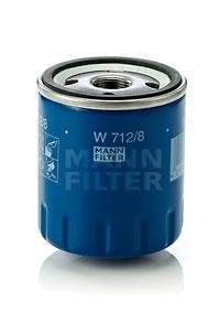 W7128 Масляный фильтр MANN-FILTER W 712/8 MANN подбор по vin на Brocar