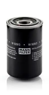 W9293 Фільтр масляний MANN підбір по vin на Brocar