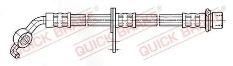 50831 Тормозной шланг QUICK BRAKE підбір по vin на Brocar