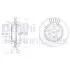 BG3527C Тормозной диск DELPHI підбір по vin на Brocar