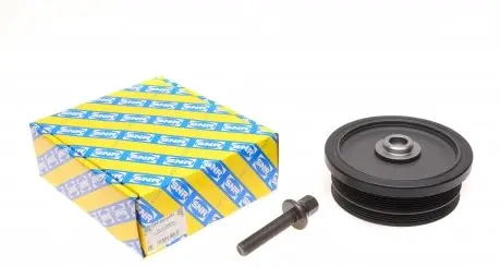 DPF35001K1 Шкив коленвала BMW 1 (E87)/3 (E90/E91)/5 (E60)/X3 (E83) 2.0D 02-12 (4PK+6PK) (в комплекте с болтом) SNR NTN подбор по vin на Brocar