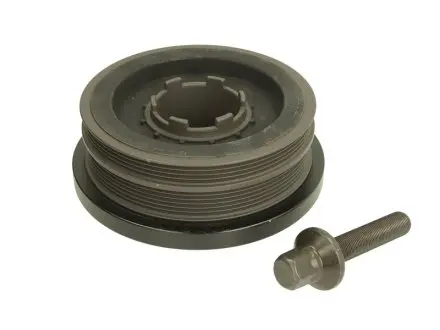 DPF35001K1 Шків колінвалу BMW 1 (E87)/3 (E90/E91)/5 (E60)/X3 (E83) 2.0D 02-12 (4PK+6PK) (в комплекті з болтом) SNR NTN підбір по vin на Brocar