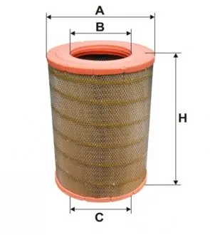 93091E Фильтр воздуха WIX FILTERS підбір по vin на Brocar