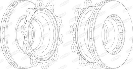 BCR193A Тормозной диск BERAL підбір по vin на Brocar