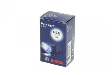 1987302089 Автолампа H16 12V 19W PGJ19-3 Pure Light BOSCH підбір по vin на Brocar