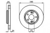 0986478734 Тормозной диск BOSCH підбір по vin на Brocar