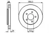 Тормозной диск пер. CHRYSLER Voyager -04 0986478983