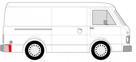 6504039560702P Задня стінка BLIC підбір по vin на Brocar