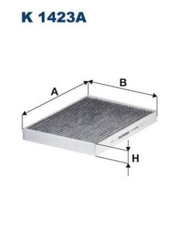 K1423A Фильтр салона FILTRON підбір по vin на Brocar