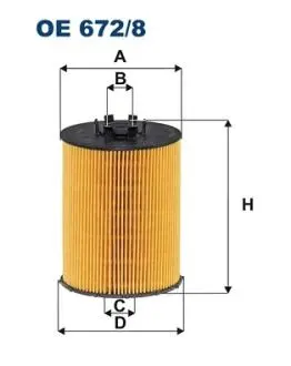 OE6728 Фильтр масляный FILTRON подбор по vin на Brocar