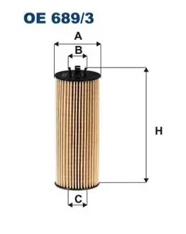 OE6893 Фильтр масляный FILTRON подбор по vin на Brocar