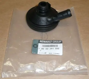 8200291355 Клапан вентиляции картера Renault Megane II/Clio III 02-14 RENAULT подбор по vin на Brocar