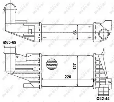 30258 Інтеркулер NRF підбір по vin на Brocar