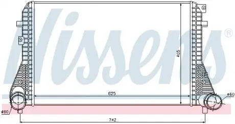 96542 Интеркулер NISSENS подбор по vin на Brocar