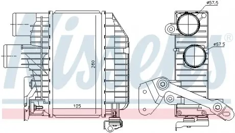 96758 Інтеркулер NISSENS підбір по vin на Brocar