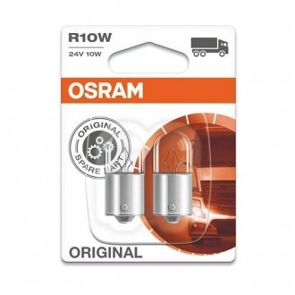 563702B Автолампа Osram 563702B Original R10W BA15s 10 W прозрачная OSRAM подбор по vin на Brocar