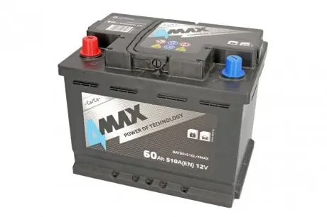 BAT60510L4MAX Аккумулятор 4MAX 12В 60Агод./510А (L+) BLIC подбор по vin на Brocar