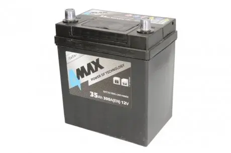 BAT35300LJAP4MAX Аккумулятор 4MAX 12В 35Агод./300А (L+) BLIC подбор по vin на Brocar