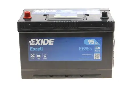 EB955 Акумулятор EXCELL 12V/95Ah/760A EXIDE підбір по vin на Brocar