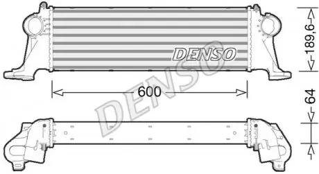 DIT12004 Інтеркулер DENSO підбір по vin на Brocar