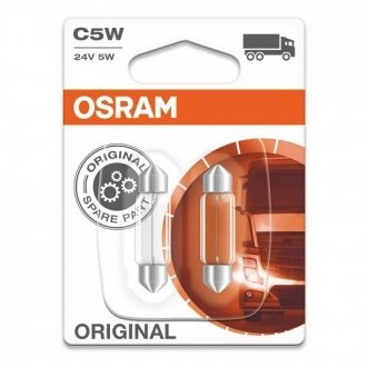 642302B Автолампа Osram 642302B C5W SV8,5-8 5 W прозрачная OSRAM подбор по vin на Brocar