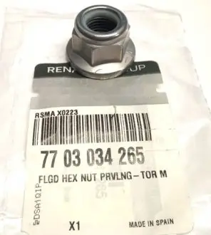 7703034265 Гайка ресори RENAULT підбір по vin на Brocar
