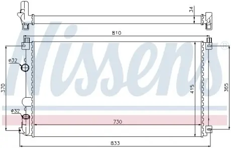 63819 Радиатора NISSENS подбор по vin на Brocar