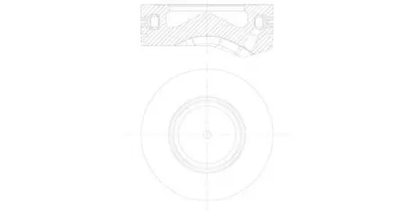 081PI00105000 Поршень MAHLE / KNECHT підбір по vin на Brocar
