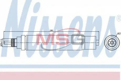 95333 Осушитель, кондиционер NISSENS подбор по vin на Brocar