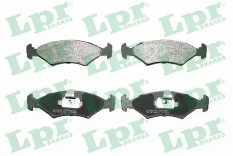 05P669 Комплект тормозных колодок, дисковый тормоз LPR 05P669 LPR подбор по vin на Brocar