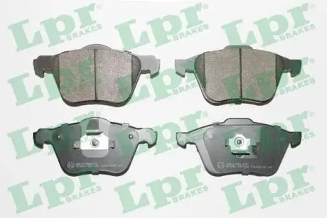05P1286 Гальмівні колодки, дискове гальмо (набір) LPR підбір по vin на Brocar