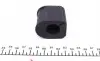 21652442 Втулка стабілізатора (переднього) Renault Kangoo 97- (d=21mm) CORTECO підбір по vin на Brocar