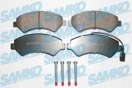 5SP1288 Колодки гальм перед Ducato/Jumper 1.7t 06> SAMKO підбір по vin на Brocar