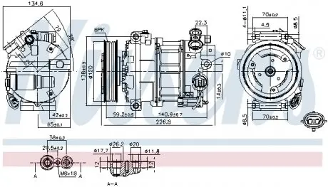 89584 Компресор NISSENS підбір по vin на Brocar