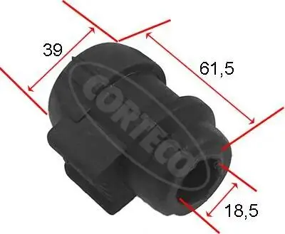 80001465 Опора, стабілізатор CORTECO підбір по vin на Brocar