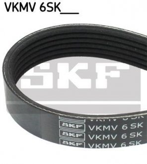 VKMV6SK1019 Поликлиновой ремень SKF подбор по vin на Brocar