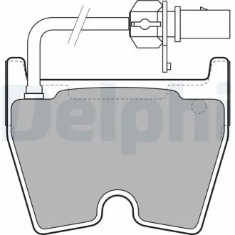 LP2089 KLOCKI HAM.AUDI A4,A6 05-&gt;,VW PHAETON (3D2) 5.0TDI-6.0 02-&gt; przód /DELPHI/ DELPHI підбір по vin на Brocar