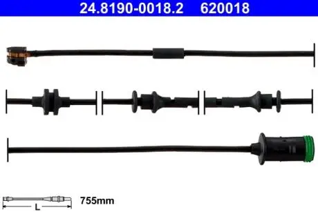 24819000182 Контакт ATE подбор по vin на Brocar