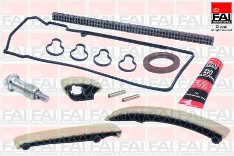 TCK144 К-кт ланцюга ГРМ (TCK143 з прокладками і сальником наDB OM611 2.2Dci) FAI AUTOPARTS підбір по vin на Brocar