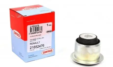 21652476 Сайлентблок важеля (переднього) Renault Kangoo CORTECO підбір по vin на Brocar