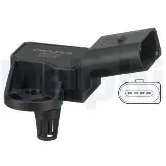 PS10161 Датчик давления SEAT Ibiza IV 1.0TSI DELPHI подбор по vin на Brocar