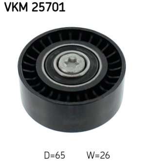 VKM25701 Ролик модуля натягувача ременя SKF підбір по vin на Brocar