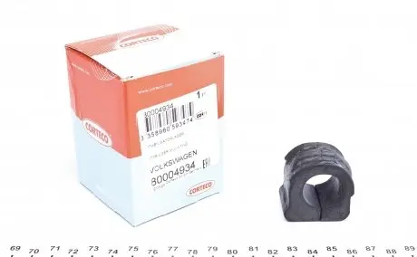 80004934 Втулка стабилизатора (переднего) Audi A3/TT/Skoda Octavia/Bora/VW Golf (d=21mm) CORTECO подбор по vin на Brocar